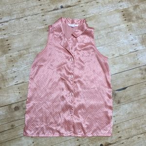 VS Silky Polka Dot Pajama Top